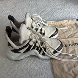 Louis Vuitton Monogram Archlight Leather Trainers White 6
